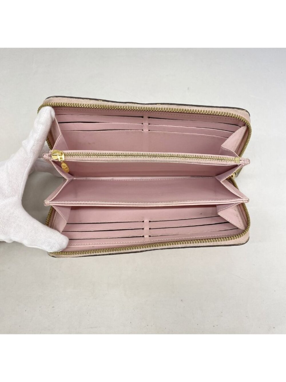 Louis Vuitton Wallet Vernis Zippy Rose Ballerine - Picture 3 of 11